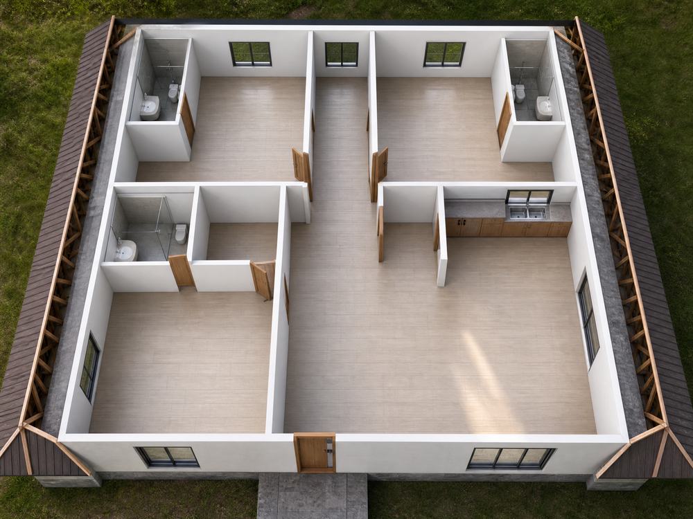 Plan architectural — Villa
